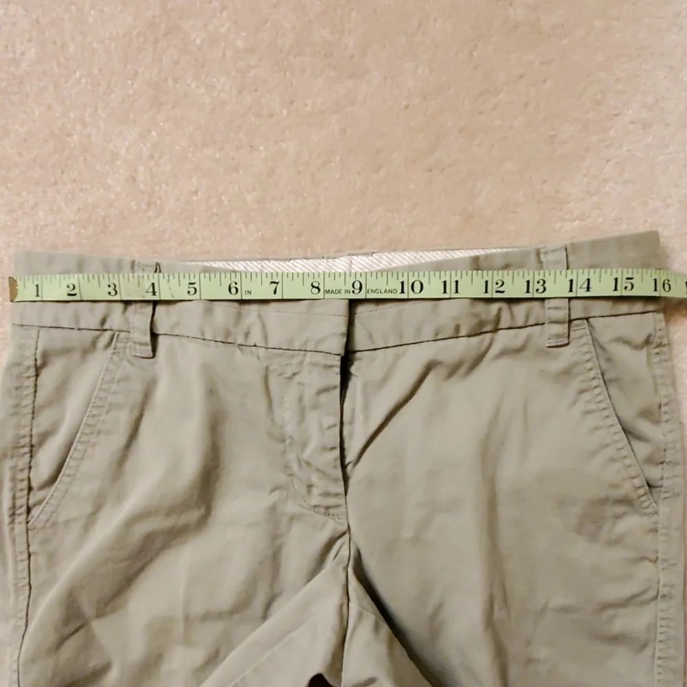 J Crew shorts  moss green Chino size 4